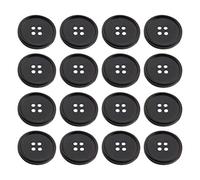 100 Pcs Buttons Round Resin Button 4 Sewing Flatback Buttons for DIY Sewing Button Replacement Diameter 15MM