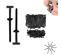 100 Pcs Cable Ties, Cables, Multipurpose Plastic Cable Ties, Small Zip Tie Wraps for Home, Office, Gardening, Car Daily Repair (300Pcs)