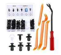 100 Pcs Car Body Trim Clips for BYD e2 2019-, Car Retainer Clips, 6 Sizes Pin Rivets Set deliver, Automotive Body Door Panel Clip Fixings