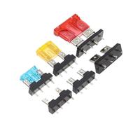 100 Pcs Car Fuse Holder 32V Plug-in Type(M,10A)