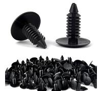 100 Pcs Car Retainer Clips Universal Fir Tree Trim Clip Black Car Body Trim Clips 7.5mm Hole Car Door Trim Bumper Rivets for Car Panel Trim Maintenance