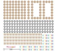 100 Pcs Car Roof Repair Kit, Car Roof Headliner Repair Button, Headliner Snap Rivets, Auto Roofs Snap Screws with Push Pins Positioning Pins for All Cars Roofs Fixed, Contains Rich Accessories