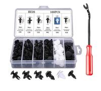 100 Pcs Car Trim Clips for MG3 MG4 EV MG5 MG6 HS Marvel R ZS, Plastic Push Pin Body Clips, Engine Cover Door Retainers, Bumper Fasteners Rivets Suitable