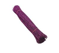 100 Pcs Chenille Stem Pipe Cleaner Plush Metal Wire Sticks For Educational DIY Craft Supplies Toy Craft(Purple)