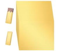 100 Pcs Chocolate Bar Wrappers Chocolate Wrapper Packaging Chocolates Foil Wrappers with Thick Paper Backing for Candies Gifts Homemade Candy Women Festival Gift Gold 5.9× 5.9 Inches