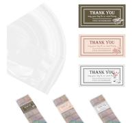100 pcs Chocolate Packaging Bags, 104pcs Stickers, Self-Adhesive Candy Bar Wrapper Supplies for Chocolate - Suitable for Dessert Packaging to Keep Food Fresh