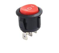 100 PCS Circular Ship type switch with lamp 3 Pin/2 Pin KCD1-105 Second and Third Gear Rocker Switch with Light IDGTTLDF(20mm R 3 F 3 G)