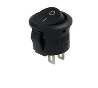 100 PCS Circular Ship type switch with lamp 3 Pin/2 Pin KCD1-105 Second and Third Gear Rocker Switch with Light IDGTTLDF(15mm B 2 F 2 G)