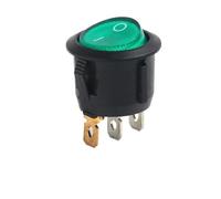 100 PCS Circular Ship type switch with lamp 3 Pin/2 Pin KCD1-105 Second and Third Gear Rocker Switch with Light IDGTTLDF(20mm GL 3 F 2 G)