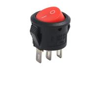 100 PCS Circular Ship type switch with lamp 3 Pin/2 Pin KCD1-105 Second and Third Gear Rocker Switch with Light IDGTTLDF(15mm R 3 F 2 G)