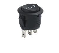 100 PCS Circular Ship type switch with lamp 3 Pin/2 Pin KCD1-105 Second and Third Gear Rocker Switch with Light IDGTTLDF(20mm B 3 F 3 G)