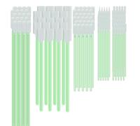 100 Pcs Cleaning Swab Kit, 5 Types Foam Swabs on Stick, Lint Free Swabs for Inkjet Printer Print Head Optics Lens Camera Optical Equipment Auto Detailing