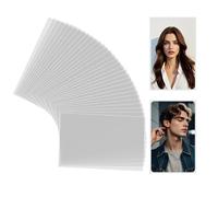 100 Pcs Clear Card Sleeves 58x89mm, Penny Sleeves Pokemon Kpop Idol Photo Postcard Proector 200 Microns Unsealable Ultra Thickness for Trading Cards The Gathering Magic (Transparent)