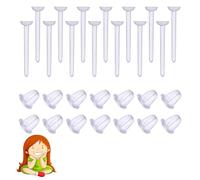 100 Pcs Clear Earrings for School, Plastic Studs, Invisible Earrings for Everyday Wear, Lightweight DIY Jewelry Making Supplies for Students and Crafters（50 Pairs ）