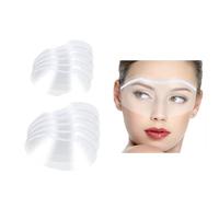 100 Pcs Clear Face Visors, Shower Face Eye Protector, Eye Shield After Cataract Surgery, Transparent Eye Protector Shields for Microblading Eyelash Extensions Hairdressing Permanent Makeup