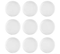 100 Pcs Clear Plastic Round Coin Holders, 34mm Capsules for Easy Access
