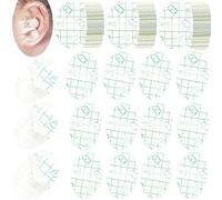 100 PCS Clear Waterproof Ear Covers for Shower - Disposable Swimming Ear Stickers - Ear Shower Caps Protectors for Shower,Swimming, Surfing, Snorkeling & Water Sports 2.7 x 1.7in