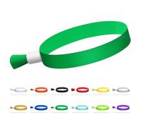 100 Pcs Cloth Event Wristbands, Event Wristbands, Colored Wrist Bands for Events, for Lightweight Concert Wrist Strap for Activities, Party Bracelets for Events (Color : Green)