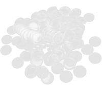 100 Pcs Coin Capsules Clear Plastic Coin Holders Coin Case for Coin Collection Supplies (19mm)