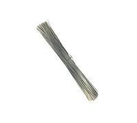 100 Pcs Cold Zinc-Plated Wire, 0.7mm Diameter, 400-500mm Length, Heavy-Duty Construction Wire for Building Sites, Durable Galvanized Steel Wire, Versatile Use