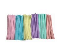 100 Pcs Colorful Chenilles Stems Fuzzy Stick Pipe Cleaners Soft Bend Stick Art Supplies Kids Toy For Craft Room