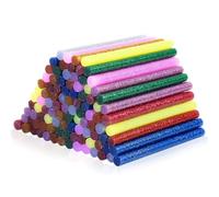 100 Pcs Colour Hot Glue Sticks for Glue Gun Sticks, Mini Coloured Glue Gun Sticks 7mm x 100mm, Multi Colored Hot Melt Glue Sticks for Hot Glue Gun Sticks for Glue Gun, for DIY Crafts(10 Colors)