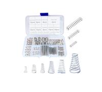 100 pcs Conical Springs Return Springs Set Set, 304 Stainles Steel Metal Taper Conical Spring Compression Metal Springs