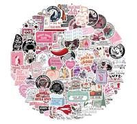 100 PCS Cool Trendy Y2K Stickers, Aesthetic Downtown Girls Stickers, Vinyl Waterproof Aesthetically for Skateboard Guitar Laptops Scrapbook Phones Bike Suitcase for Teenagers Boys Girls Adults