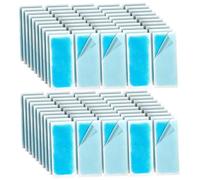 100 Pcs Cooling Patcher Instant Cooling Long Fever Patch for Kids Ready to Use Gel Ice Pack for Headache Fever Pain Relief Migraine Toothache Sunstroke 50 Bags