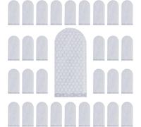 100 PCS Cotton Finger Cots, Finger Covers Protection for Finger Tips, Breathable, Sweat Resistant, and Wear-Resistant, Perfect for Work, Nails Cleaning, and Injured Fingers (White)
