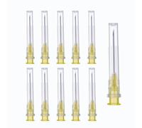 100 Pcs Dispensing Accessories Stainless Steel Pipe, Individually Packed,Sterile,Lab Supplies(30G-13mm/0.5in)