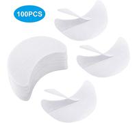100 Pcs Disposable Eyeshadow Pads Stencils Shield Patches Stickers Soft Non-woven Beauty Tool for Eye Lip Makeup Protects from Fallout