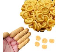 100 Pcs Disposable Finger Cover Natural Rubber Gloves Latex Finger Cots Tool Fingertips Protector Nail Gloves tips glove work gloves For work rubber cots rubber cots protector,fishing gloves g