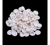 100 Pcs Disposable Finger Protectors, Finger Cots, Latex Anti-Static Finger Tip Rubber Protect Keeping Dressing Dry and Clean, for Beauty Electronic Repair