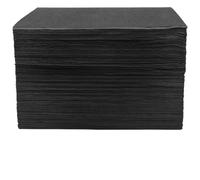 100 PCS Disposable Massage Table Sheets, 71 x 31.5 in Black Non-Woven Massage Bed Covers for Spa, Beauty Salon, Tattoo Table, Hotel, Skincare Chair, Single Use Sheets