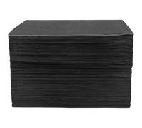 100 PCS Disposable Massage Table Sheets, Black 71 x 31.5 in Non-Woven Massage Bed Covers, Single Use Hygiene Sheets for Spa, Beauty Salon, Tattoo Table, Hotel, Skincare Chair