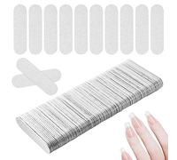 100 Pcs Disposable Mini Nail Files 180/240,Double Sided Emery Board,Nail File Buffer Set Fingernail Buffering Files Manicure Tools Professional Nail Styling Tools for at Home DIY and Salon Use