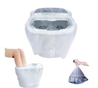 100 PCS Disposable Pedicure Spa Chair Liners - Clear Plastic Disposable Foot Tub Liner, One-off Foot Bath Basin Bags For Foot Pedicure Spa Beauty Salon Hotel Home Use