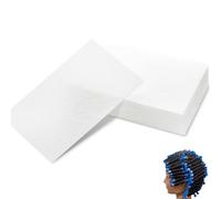 100 PCS Disposable Salon Perm Paper, Hair Color and Perm Paper for Hot and Cold Hair Curling, Styling, High Temperature Resistance, Good Toughness (8.5x15.8cm)