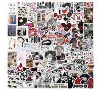 100 Pcs Downtown Y2K Girls Stickers Waterproof for Laptop Skateboard Scrapbook Computer Water Bottle Luggage Helmet Bike Car,Vinyl Aesthetic Downtown Girl Sticker for Teens Adults