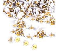100 Pcs Drawing Pins, 1 * 1 cm Round Head Thumbtacks - Push Pins for Office, Home & Bulletin Boards