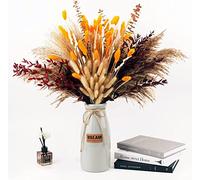100 Pcs Dried Pampas Decoration Natural Dried Flowers