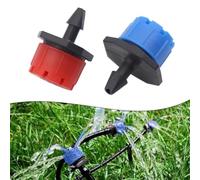 100 Pcs Drip Irrigation Accessories with Eight Spray Holes for Garden Irrigation (blue)