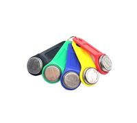 100 pcs DS1990A F5 Serial Num read-only TM tag electronic key IB tags (DS1990A-F5-Blue) (red)