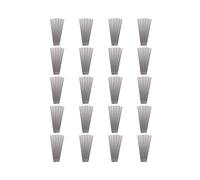 100 Pcs Dual Side Marked 15cm 6 Inch Stainless Steel Straight Ruler
