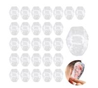 100 Pcs Ear Covers for Shower - Clear Waterproof Disposable Ear Protectors, Ear Covers Caps for Shower, Bathing, Spa, Home, Hotel, Hair Salon, Hair Dye