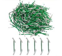 100 PCS Elastic Treasury Tags - Double-Ended Cord Paper Fasteners, Metal-Ended String Binders Office Fasteners for Organising Paper Documents