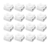 100 Pcs Electrical Connectors Block, Electrical Wire Connectors Push Fit, Cable Connector Clamp Terminal Block Quick Terminals Connector Block, Electric Con-nectors for Wiring