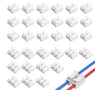 100 Pcs Electrical Wire Connectors CH-2 *70 & CH-3*30 Terminal Block,Push Fit Cable Connectors,Electric Wire&Cable Connector Block,Crimp & Ring Terminals, Wiring Connectors Kit Electrical Connectors