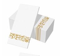 100 Pcs Elegant Linen-Feel Paper Napkins Premium Soft Guest Towels with Absorbency for Any Occasion Decorative
